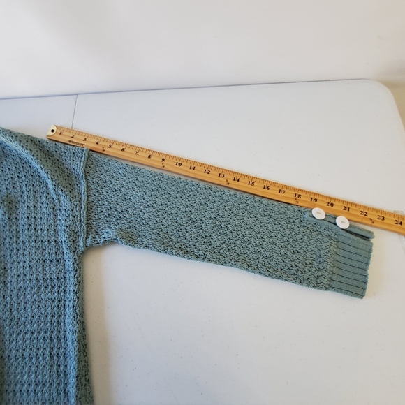 Soft Surroundings Touch of Cashmere Leander Sweater Size XL Sea Foam Green NEW - Picture 8 of 12